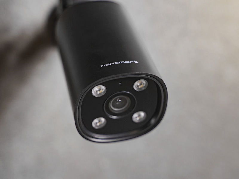 NEXSMART™ VISION5 PLUS 2K HD SURVEILLANCE CAMERA - 4-PACK + STICKERS