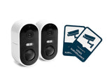 NEXSMART™ AIR3 BATTERY SURVEILLANCE CAMERA - 2 PACK+STICKER