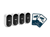 NEXSMART™ AIR3 BATTERY SURVEILLANCE CAMERA - 4 PACK+STICKER