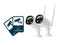 NEXSMART™ VISION4 PLUS 2K HD SURVEILLANCE CAMERA - 2-PACK + STICKERS
