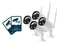 NEXSMART™ VISION4 PLUS 2K HD SURVEILLANCE CAMERA - 4-PACK + STICKERS