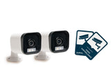 NEXSMART™ VISION4 PLUS 2K HD SURVEILLANCE CAMERA - 2-PACK + STICKERS